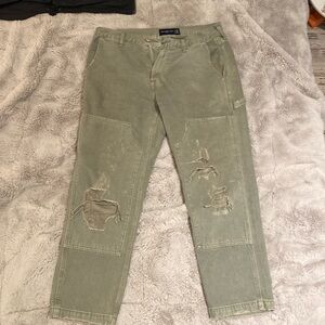 Men’s Abercrombie & Fitch | Distressed | Work Pants | Jeans | Baggy